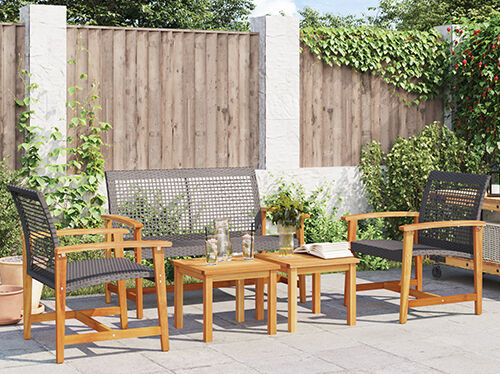 Grey upholstered 2-seater sofa in a styled bedroom. Click to see the products.