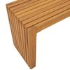vidaXL Bench Oil Natural 110 x 30 x 45 cm Solid Teak Wood