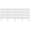 vidaXL Headboard White 135x3x80 cm Solid Wood Pine