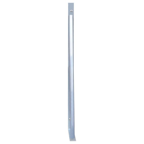 vidaXL Support Brackets for Fence Post 2 pcs Galvanised Steel