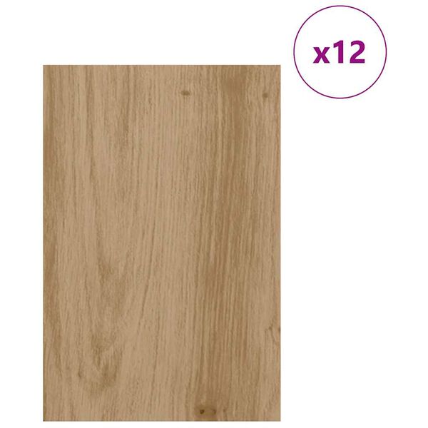 vidaXL Decor Panels 12 pcs Artisan Oak 40 x 60 x 0.27 cm