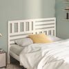 vidaXL Bed Headboard White 146x4x100 cm Solid Wood Pine