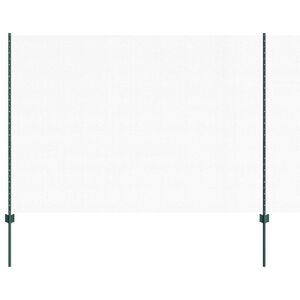 vidaXL Fence with Post Green
