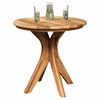 vidaXL Side Table Brown 55 x 55 x 51 cm Solid Teak Wood