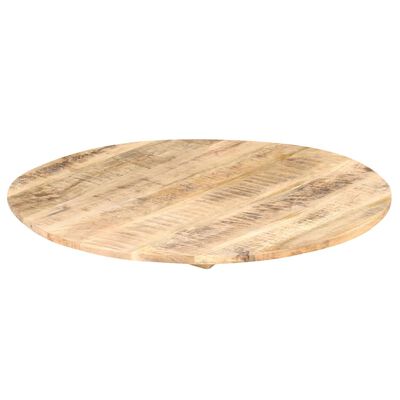 vidaXL Table Top Solid Mango Wood Round 15-16 mm 70 cm