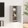 vidaXL Hanging Cabinet Concrete Grey 35x34x90 cm Engineered Wood