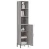vidaXL Highboard Grey Sonoma 34.5x34x180 cm Engineered Wood