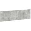 vidaXL Wall-Mounted Headboard ALKMAAR Concrete Grey Engineered Wood