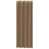 vidaXL Voile Curtains with Grommets 2 pcs Light Brown