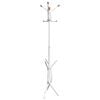 vidaXL Coat Stand White 176 cm Powder-coated Iron