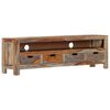 vidaXL TV Cabinet Solid Acacia Wood 130x30x40 cm