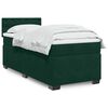 vidaXL Box Spring Bed with Mattress Dark Green 80x200 cm Velvet