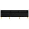 vidaXL TV Cabinet Black Oak 150 x 30 x 45 cm Engineered Wood