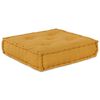 vidaXL Modular Sofa 3 pcs Yellow Fabric