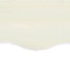 vidaXL Replacement Fabric for Awning Cream 4x3.5 m