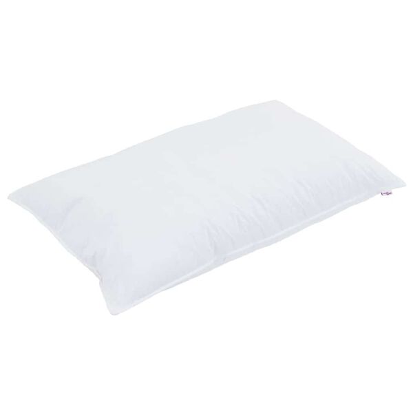 vidaXL Duvet Set with Pillow 2 pcs White Microfibre