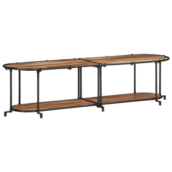 vidaXL TV Cabinet 160x42x40 cm Solid Wood Acacia