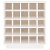 vidaXL Wine Cabinet White 55.5x34x61 cm Solid Wood Pine