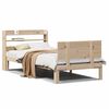 vidaXL Bed Frame with Headboard without Mattress 90x190 cm