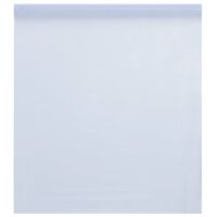 vidaXL Window Film Static Frosted Transparent White 45x1000 cm PVC