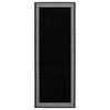 vidaXL Runner Rug BCF Black with Motif 100x300 cm
