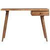 vidaXL Writing Table Solid Acacia Wood 110x50x76 cm