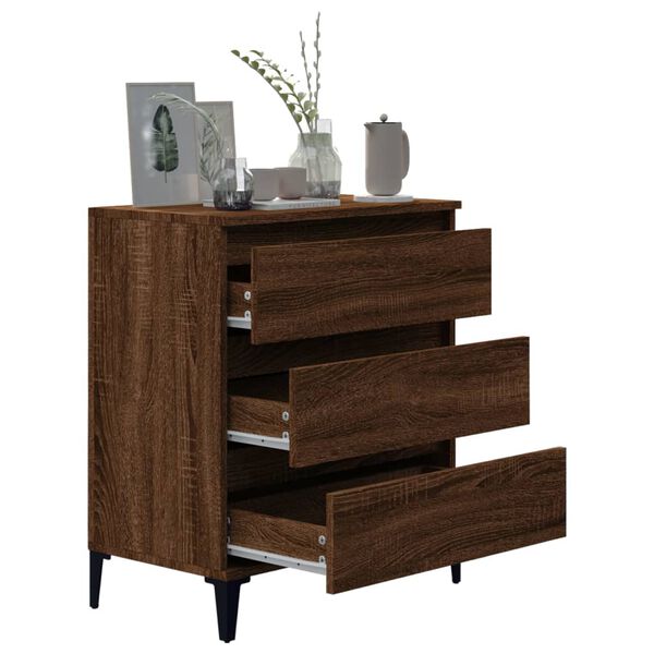 vidaXL Sideboard Brown Oak 60x35x70 cm Engineered Wood