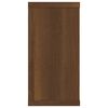 vidaXL Wall Cube Shelves 2 pcs Brown Oak 100x15x30 cm Engineered Wood