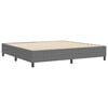 vidaXL Platform Bed Frame Light Grey 200 x 200 cm Fabric