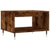 vidaXL Coffee Table Smoked Oak 60x50x40 cm Engineered Wood
