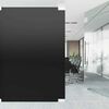 vidaXL Window Films 5 pcs Static Frosted Black PVC