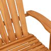 vidaXL Garden Adirondack Rocking Chair Solid Wood Teak
