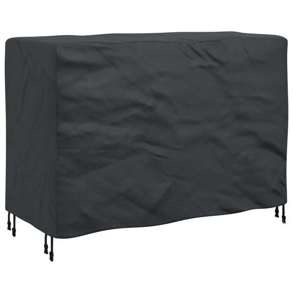 vidaXL Furniture Cover Plain Black 140 x 70 x 90 cm 210D