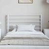 vidaXL Metal Replace Headboard White 100 cm