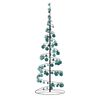vidaXL LED Christmas Tree with Baubles 100 LEDs Warm White 150 cm