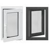 vidaXL Tilt & Turn Basement Window RISOR 60 x 80 cm PVC and Glass