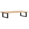 vidaXL Basin Shelf Wall Mounted Steel and Solid Wood Acacia