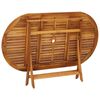 vidaXL Garden Table 160x85x75 cm Solid Acacia Wood