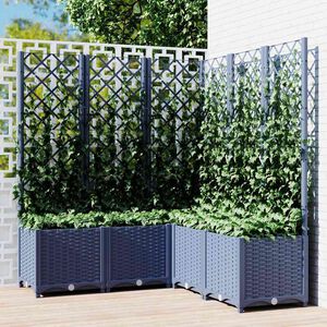 vidaXL Garden Blue Grey 120 x 120 x 136 cm