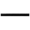 vidaXL Screw-on Door Brush Seals 2 pcs Black 100 cm Aluminium Alloy