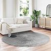 vidaXL Faux Sheepskin Rug Tafalla Grey &Oslash; 200 cm Polyester