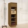 vidaXL Shoe Cabinet Honey Brown 30x34x105 cm Solid Wood Pine