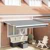 vidaXL Awning Frame White 350 x 250 cm Aluminium