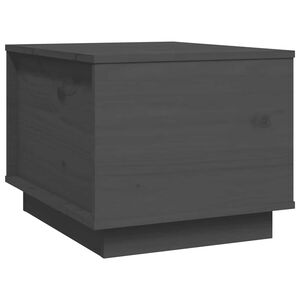 vidaXL Coffee Table Grey 40x50x35 cm Solid Wood Pine