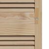 vidaXL Cabinet Door 2 pcs Natural 140.5 x 2 x 59.5 cm Solid Pine Wood