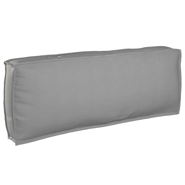 vidaXL Pallet Cushion for Backrest Grey 120 x 40 x 12 cm Oxford fabric