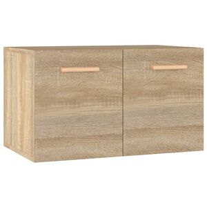vidaXL Wall Cabinet Sonoma Oak 60x36.5x35 cm Engineered Wood