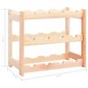 vidaXL Wine Rack for 12 Bottles Pinewood
