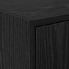 vidaXL Bathroom Cabinet Black Oak 63 x 29 x 55 cm Engineered wood