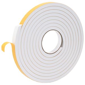 vidaXL Self-adhesive Foam Tape 10 pcs White 20mm x 5m CR Foam